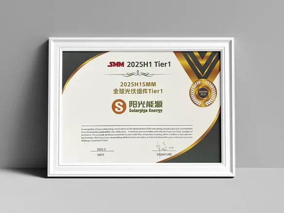 Highlight Moment | Solargiga Again Ranked on SMM Global PV Module Tier 1 List for 2025 H1
